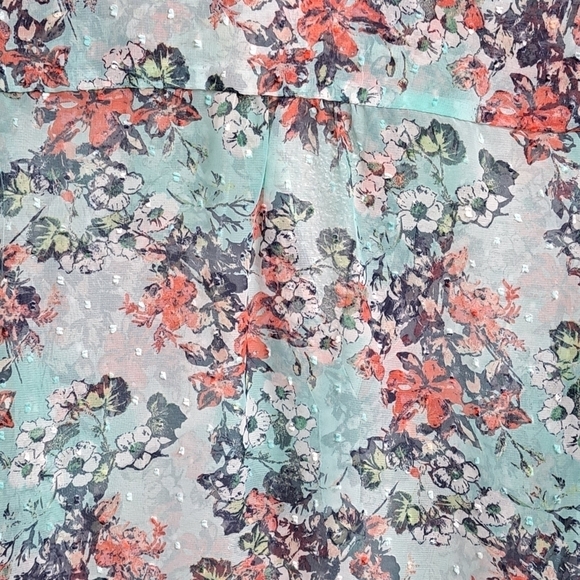 Kut From The Kloth Sheer Floral Tunic  Size M - Picture 4 of 8